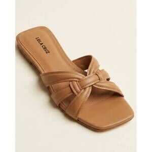 NEW LOLA CRUZ women's grosella sandal in camel